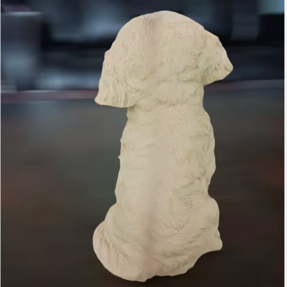 Golden Retriever Figurine Sitting Dog Nicely Detailed Statue Resin 6” Tall - Picture 6 of 12